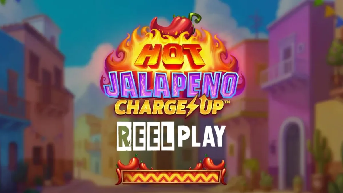 Tampilan visual slot Hot Jalapeño Charge Up dengan tema fiesta Meksiko yang meriah